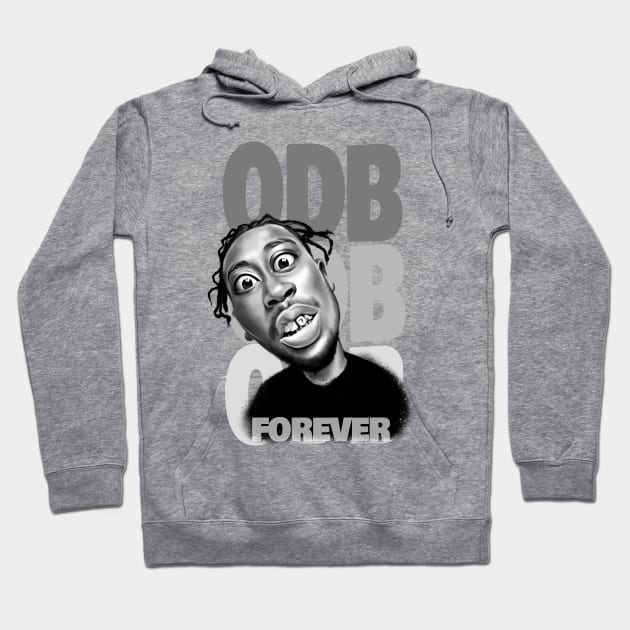 ODB Forever Caricature - Ol' Dirty Bastard Hoodie by Pop Toons